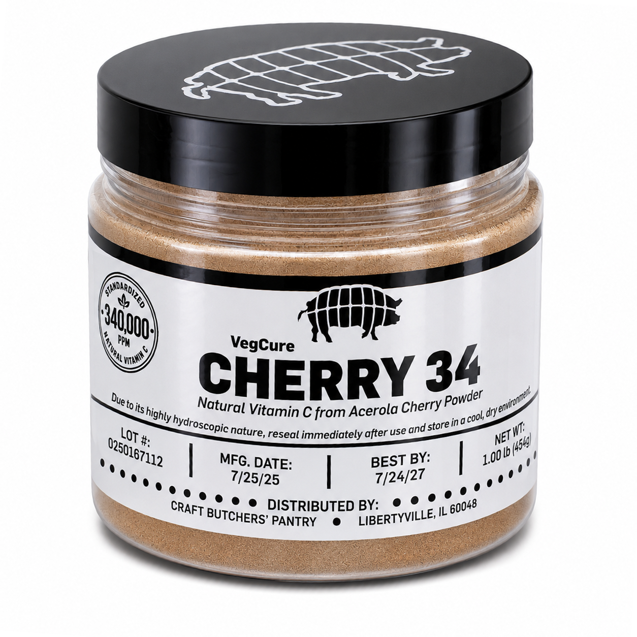 VegCure Cherry 34 Powder - Natural, Cherry-Derived Cure Accelerator & Antioxidant