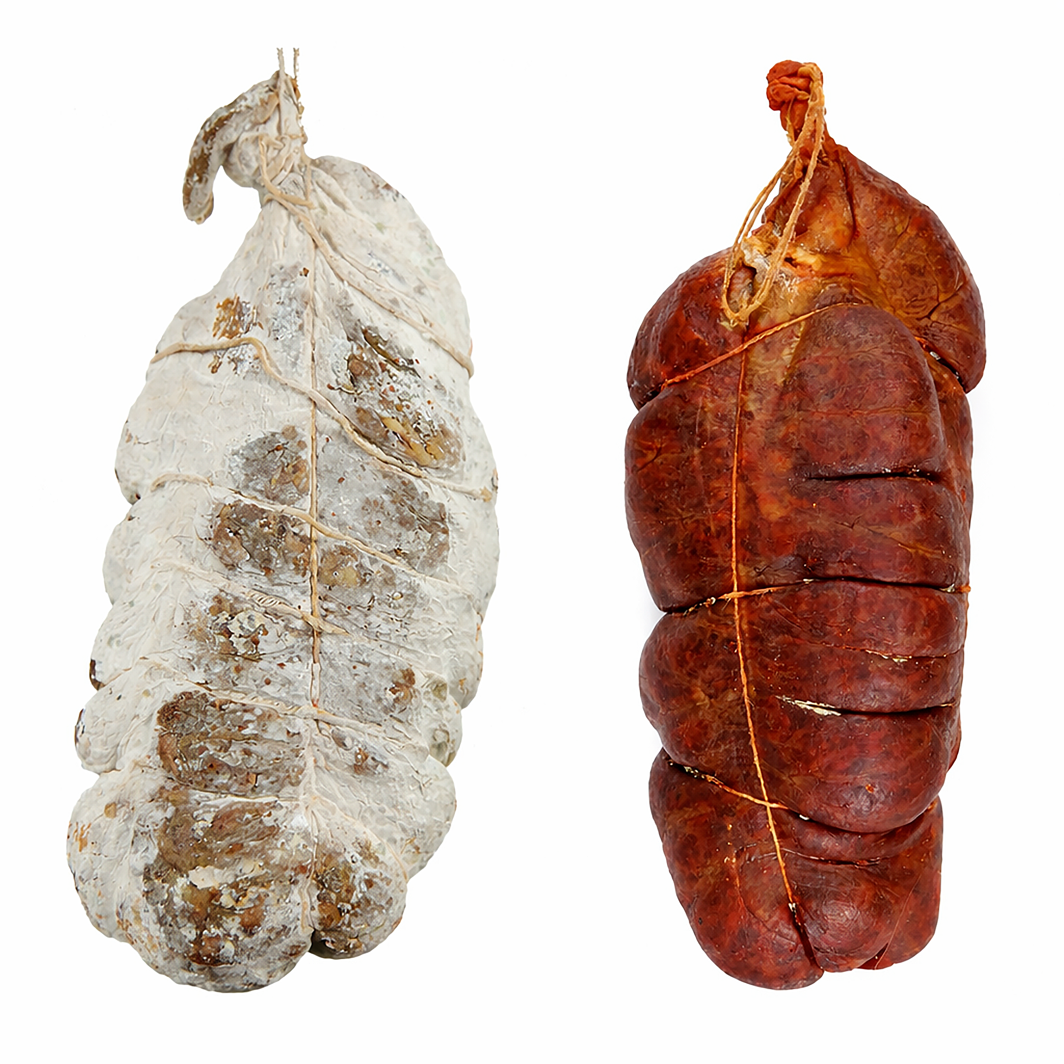 Hog Middle End Caps (Orba) — Traditional Large-Format Casing (5 ea/bg)