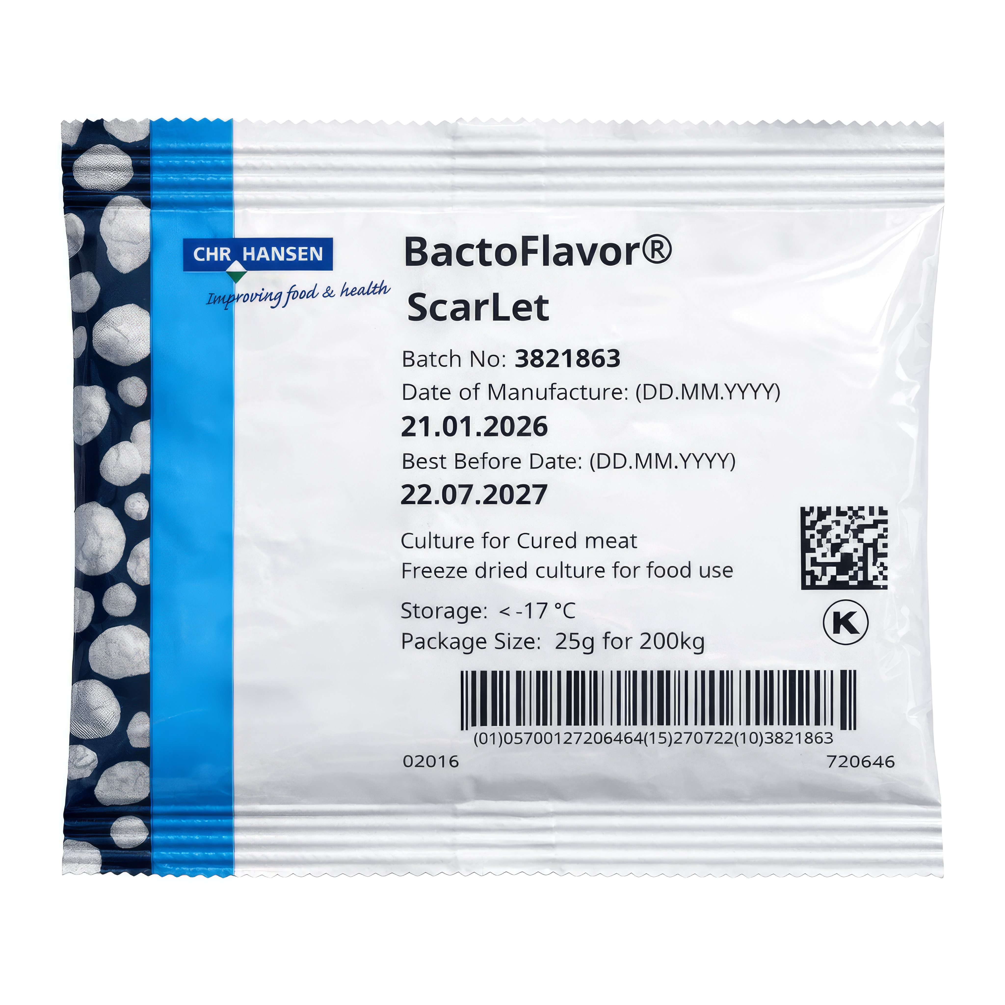 BactoFlavor® ScarLet - Starter Culture for Dry-Cured Whole Muscle