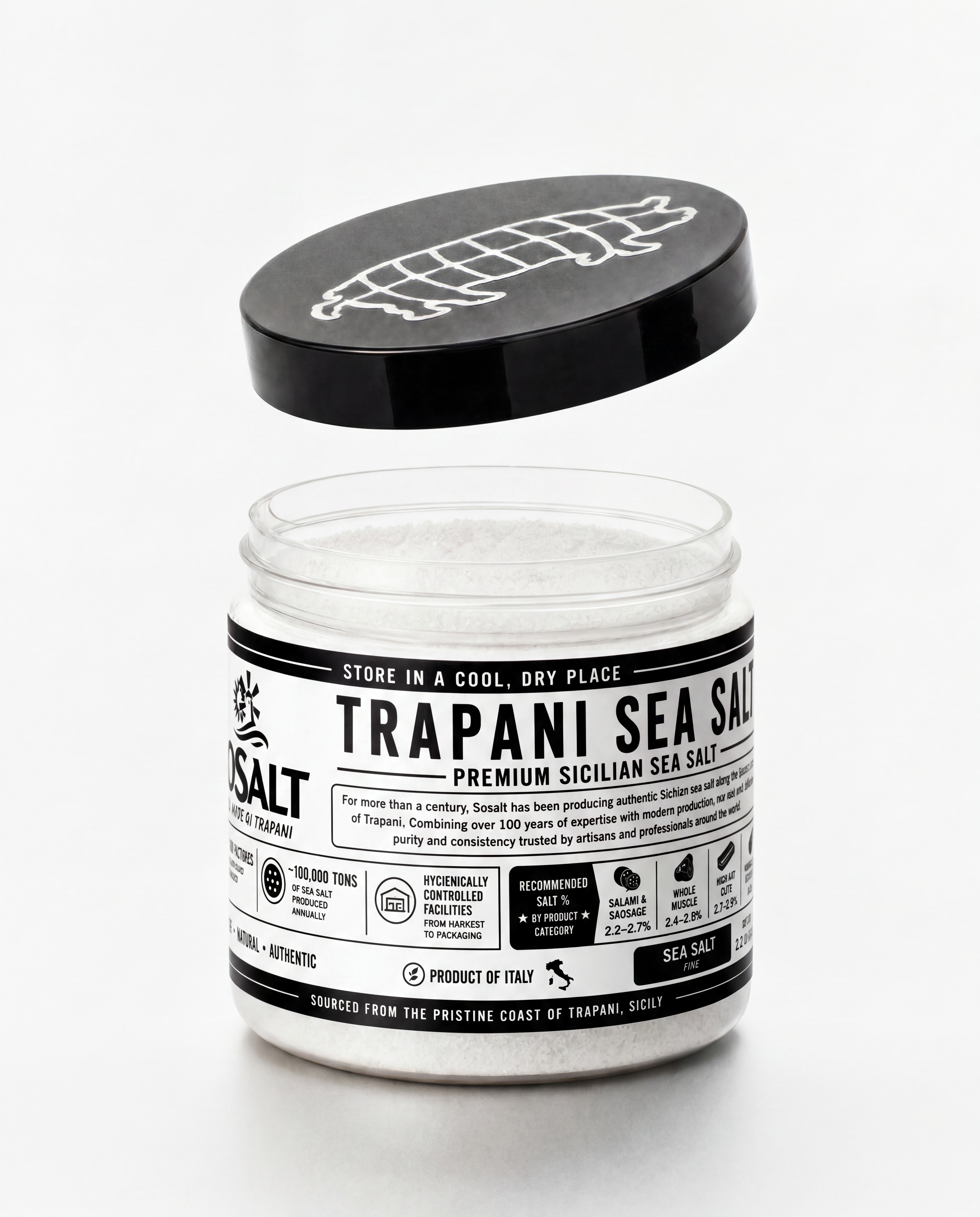 SoSalt Brand - Trapani Sicilian Sea Salt
