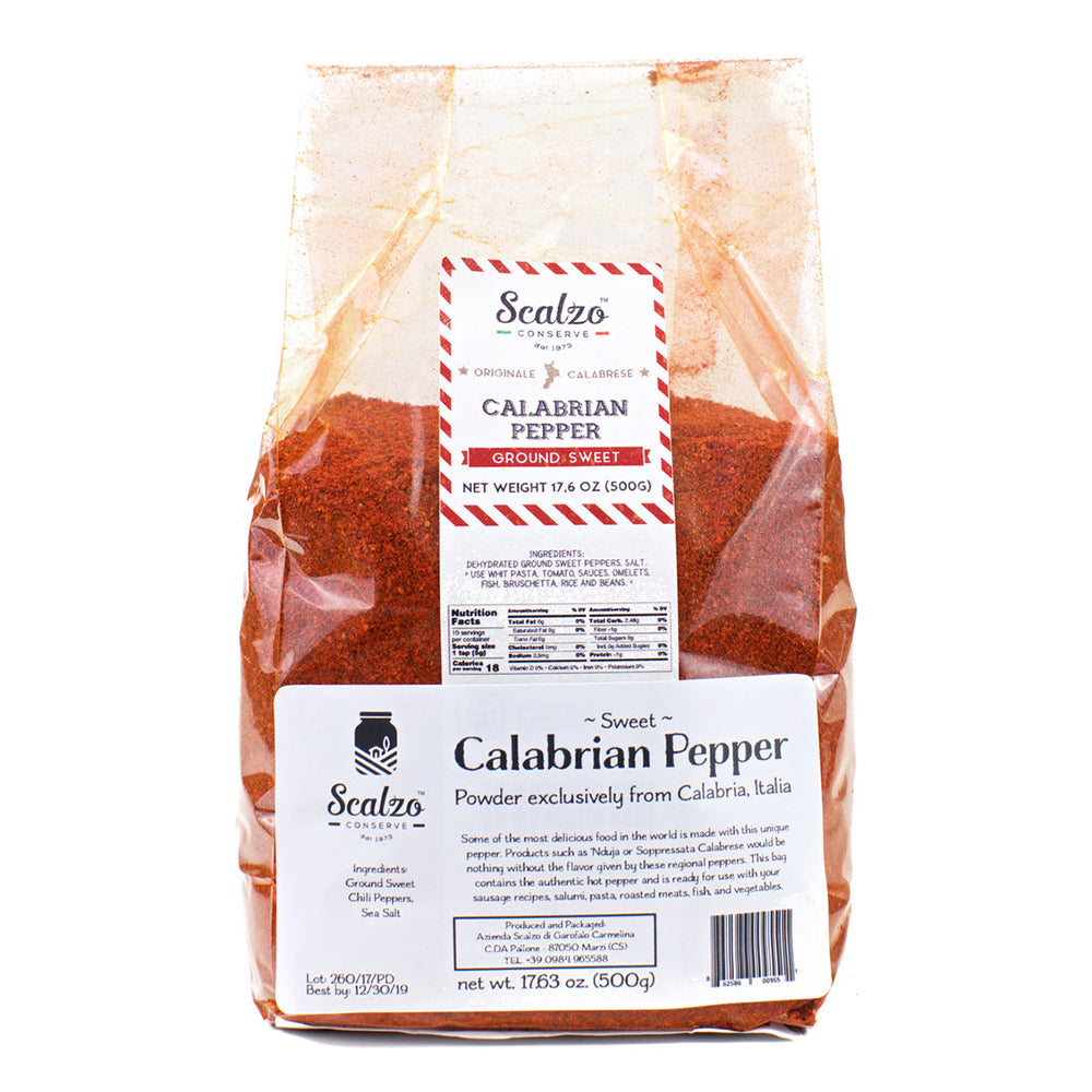 Scalzo Conserve Sweet Pepper Powder; exclusively from Calabria (bulk 500g) image 0